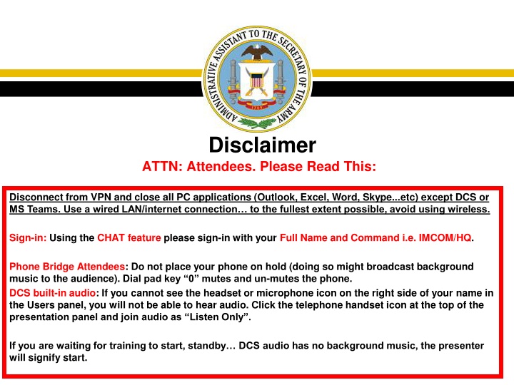 Army Records Management Virtual Symposium