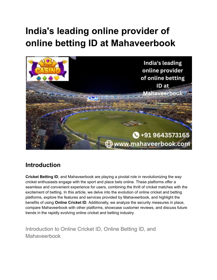 india s leading online provider of online betting n.w
