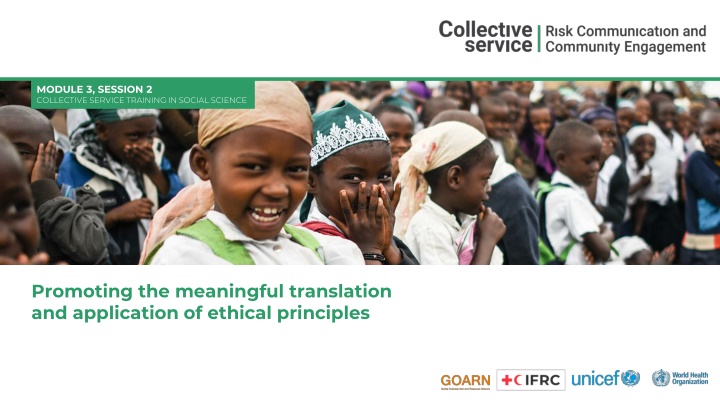 Promoting Ethical Principles in Social Science Research
