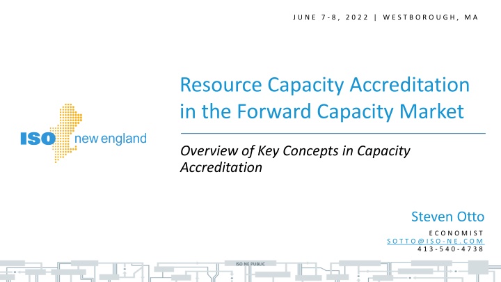 Resource Capacity Accreditation in Forward Capacity Market Overview