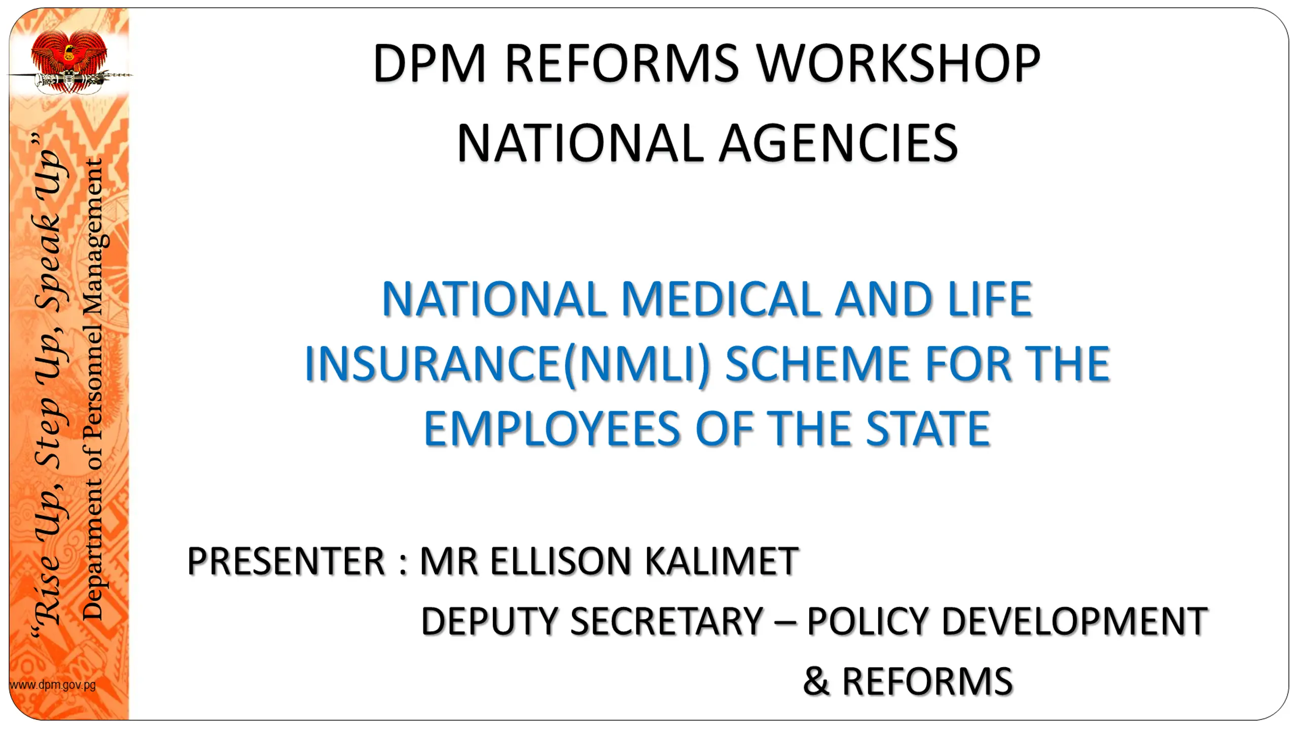 National Medical & Life Insurance Scheme Overview