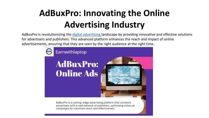 HOW TO START EARNING FORM ADBUXPRO BY WATCHING ADS