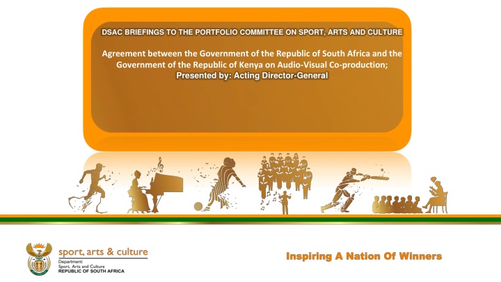 Audio-Visual Co-production Agreement Between South Africa and Kenya