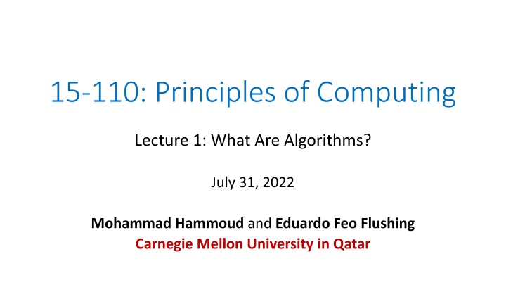 Solving Problems and Finding Solutions Through Algorithms