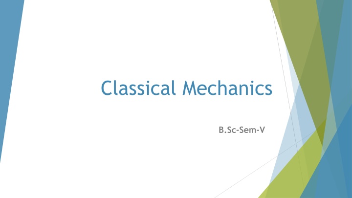 Classical Mechanics: Variational Principle and Applications