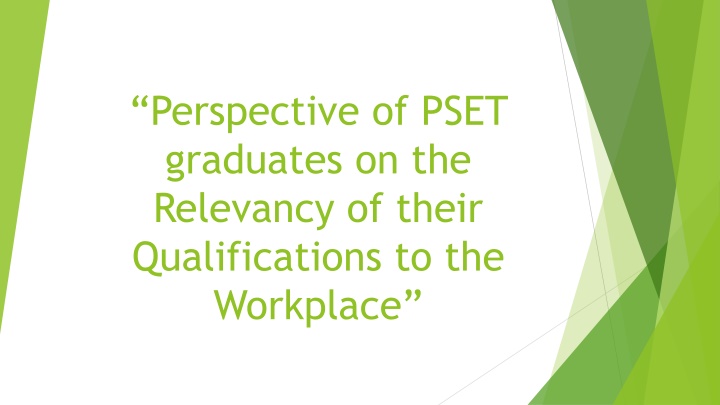 Career Progression of a Don Bosco Technical Centre Graduate