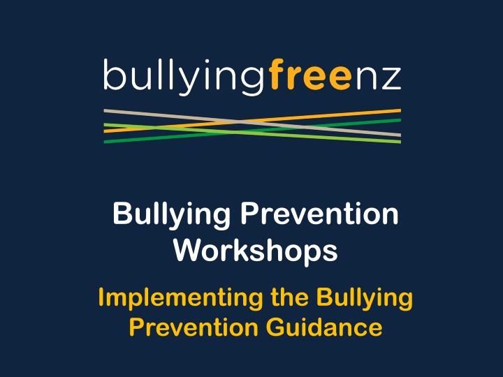 Effective Bullying Prevention Workshops for Schools