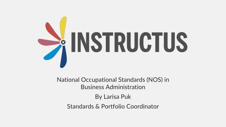 National Occupational Standards (NOS) in Business Administration Overview