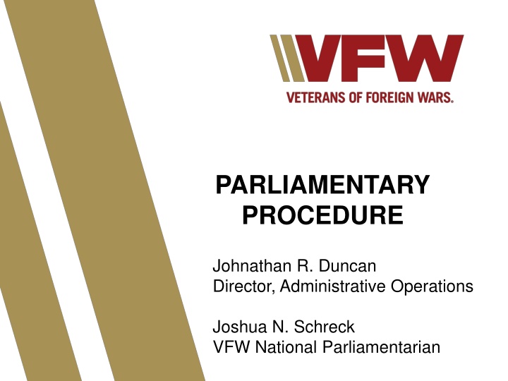 Parliamentary Procedure for Effective Meetings