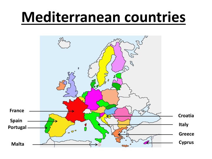 Overview of Mediterranean Countries in the European Union