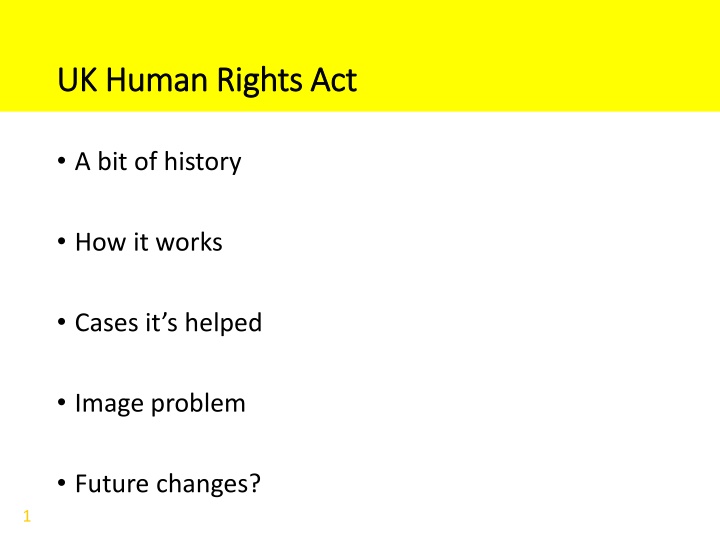 UK Human Rights Act: History, Impact, and Future Changes