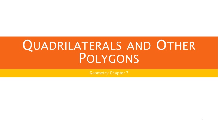 Polygon Angles in Geometry