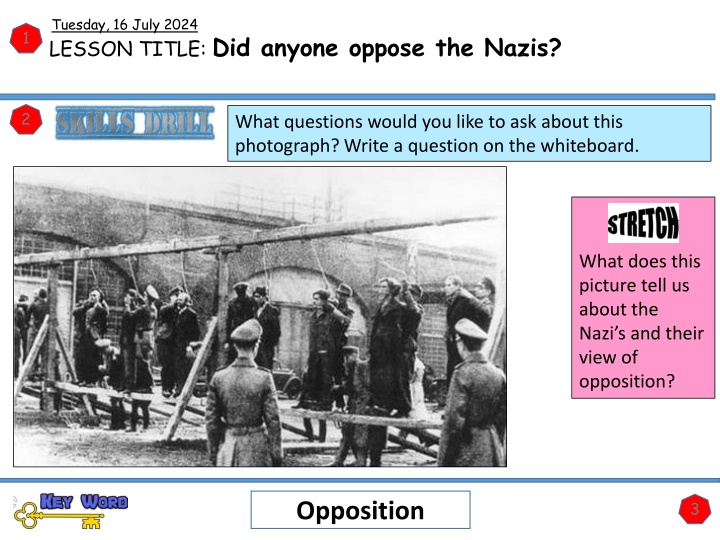 Opposition to Nazis: Youth Groups and Resistance Movements
