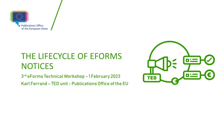 the Lifecycle of eForms and Notices Workshop