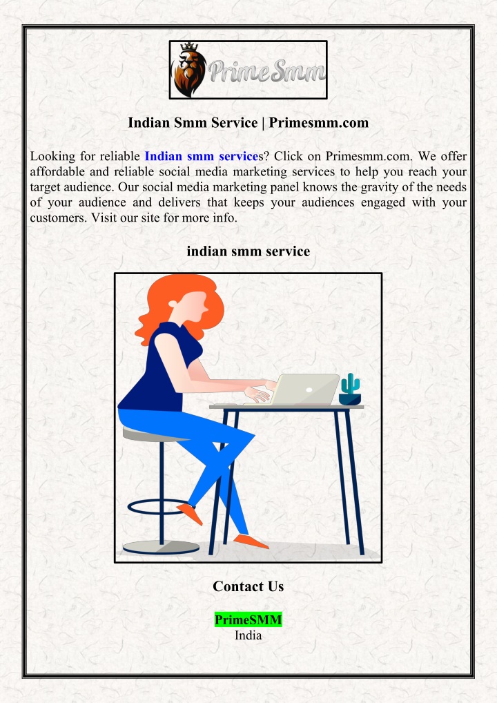 indian smm service primesmm com n.w