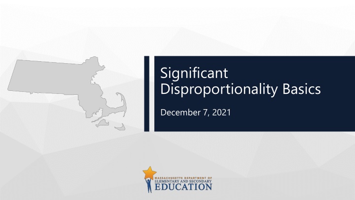 Promoting Equity in Education: Addressing Significant Disproportionality