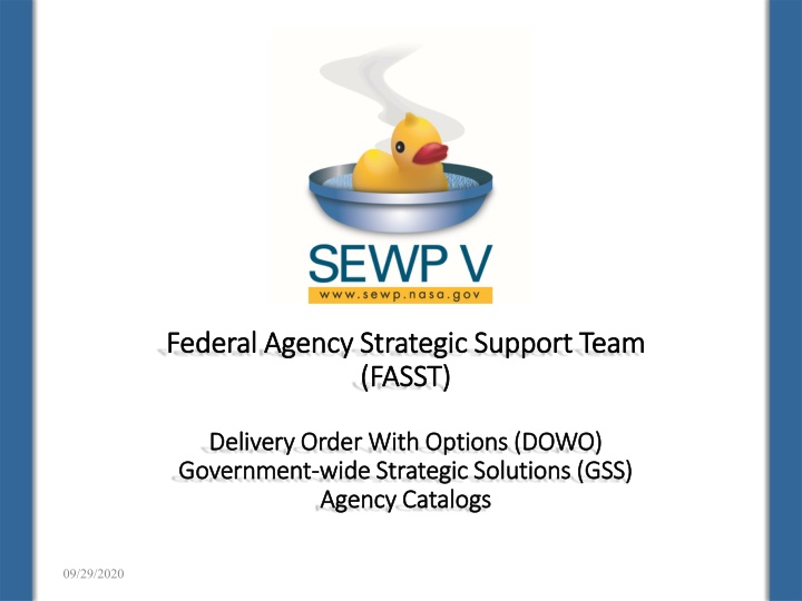 SEWP Government-Wide Acquisition Contract Overview