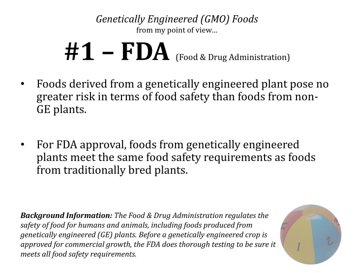 Genetically Engineered Foods: Perspectives and Insights