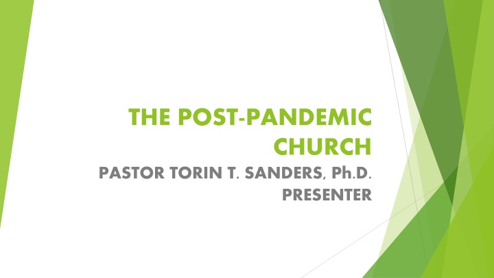 Navigating Change in the Post-Pandemic Church with Dr. Torin Sanders