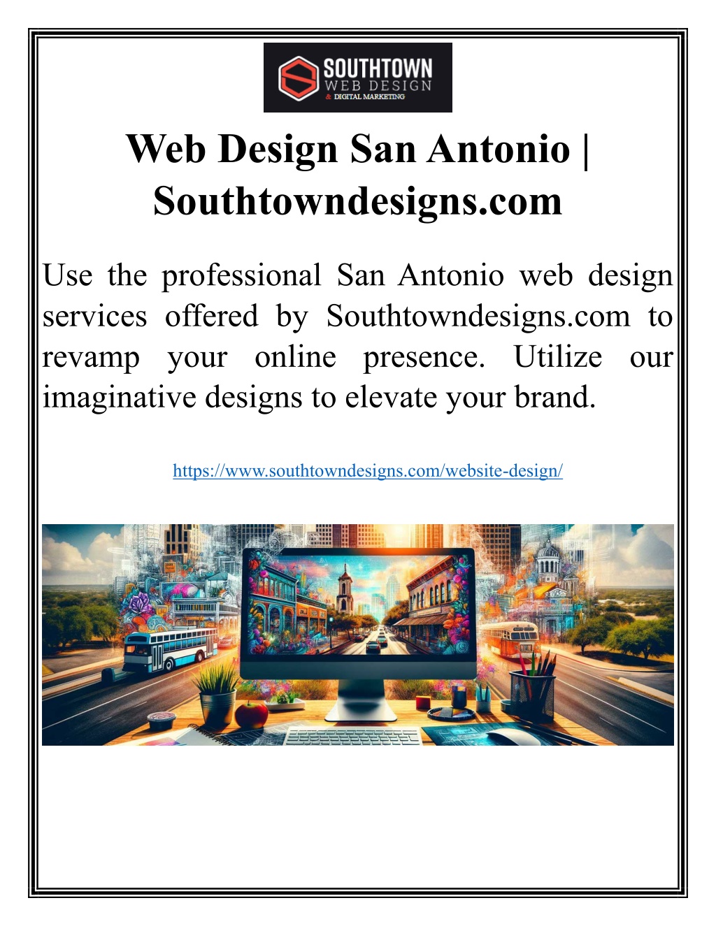 web design san antonio southtowndesigns com l.w