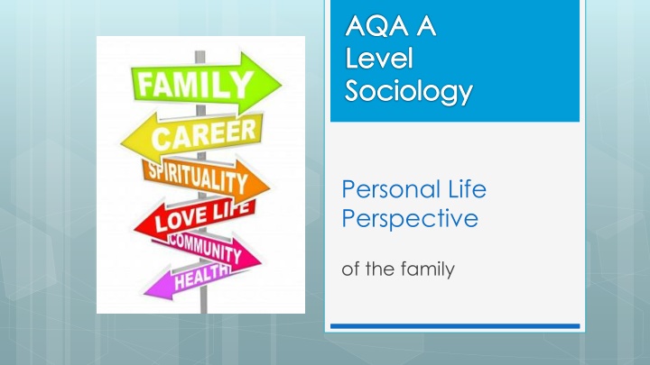 Exploring the Personal Life Perspective in Sociology