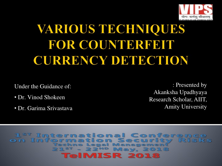 Counterfeit Detection Techniques in Currency to Combat Financial Fraud