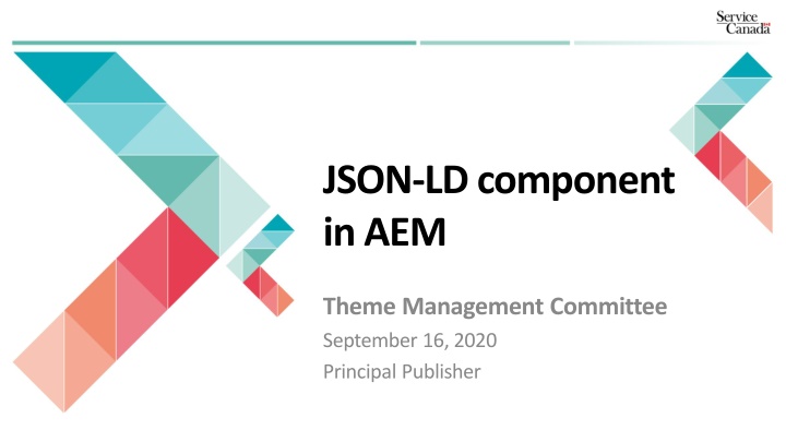 JSON-LD Component in AEM Theme Management Committee