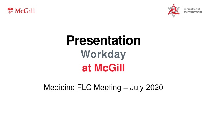 Workday at McGill: Empowering Academic Staff Efficiency