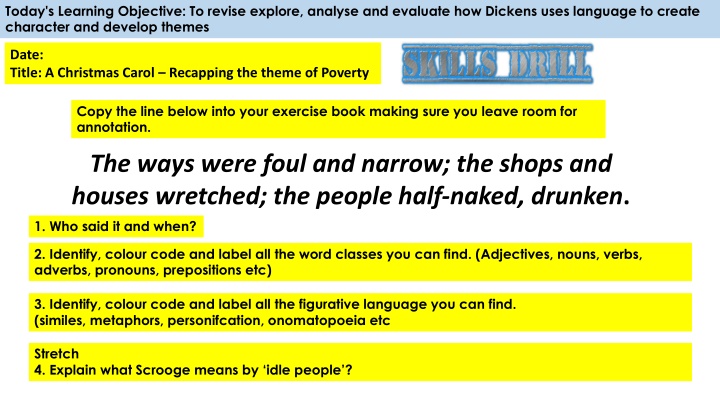 Poverty in Dickens' A Christmas Carol