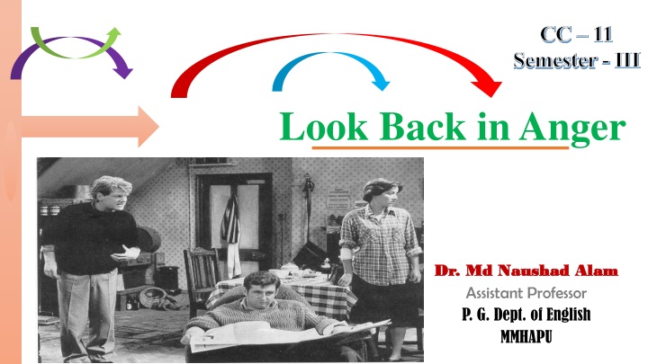 John Osborne's Look Back in Anger: A Modern Classic Drama