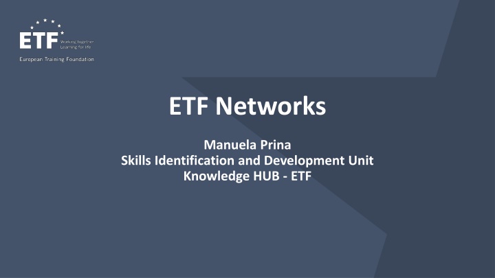 Advancing Vocational Excellence: The ETF Network for Skills Development