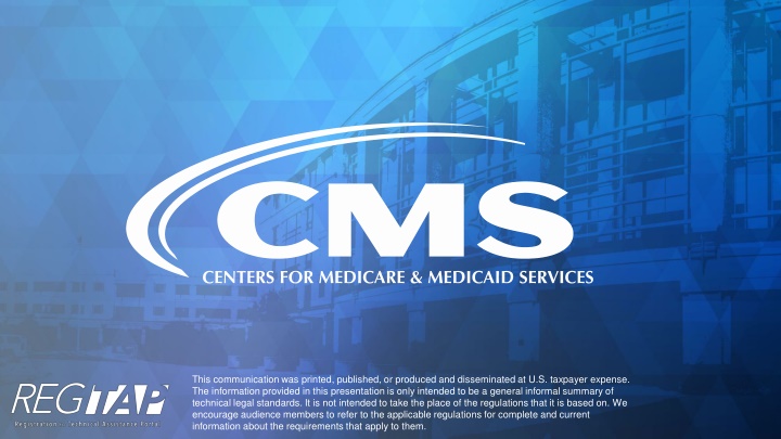 HHS-RADV Webinar Series: 2019 Benefit Year Updates