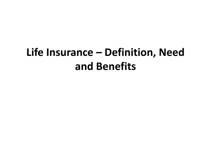 Life Insurance: Definition, Benefits, and Importance