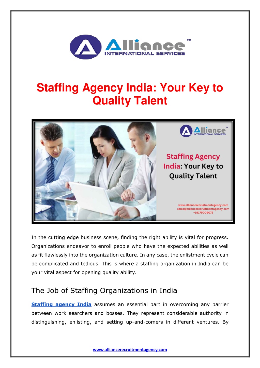 staffing agency india your key to quality talent l.w