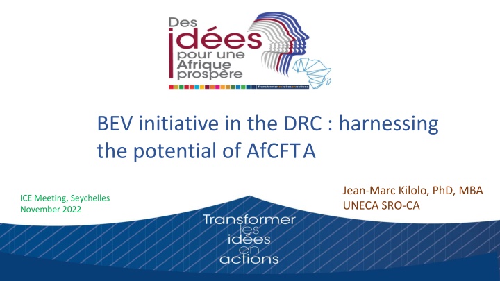 Unlocking Economic Potential in the DRC through the BEV Initiative