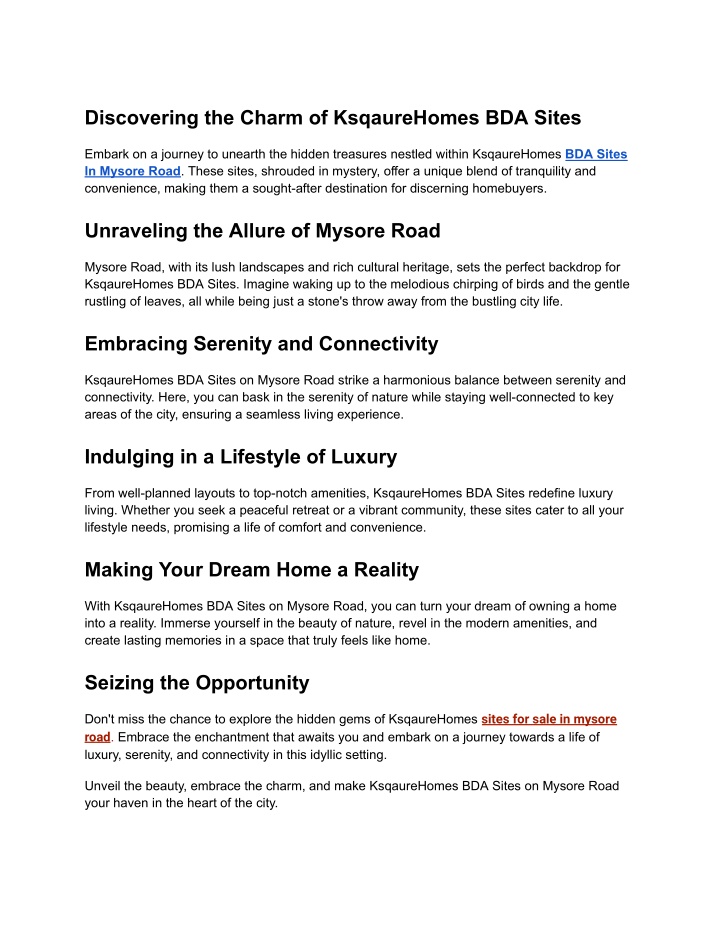 discovering the charm of ksqaurehomes bda sites n.w