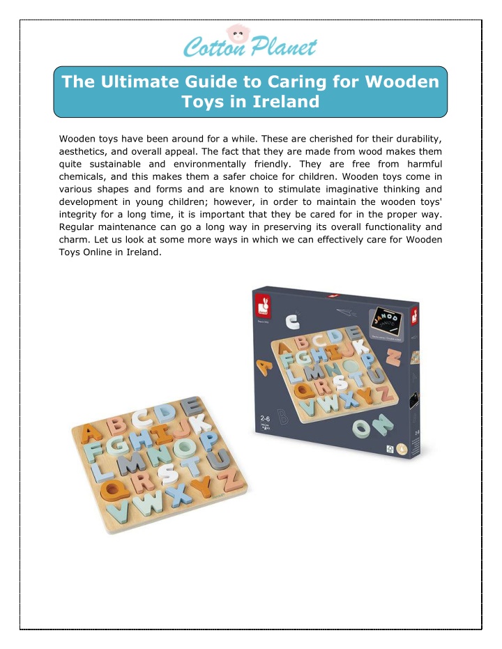 the ultimate guide to caring for wooden toys n.w