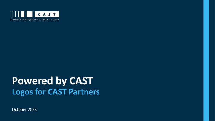 Guidelines for Using Powered By CAST Logos for CAST Partners