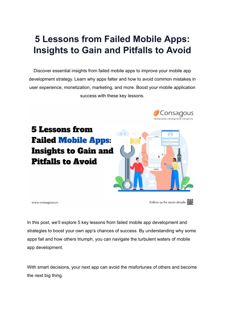 5 lessons from failed mobile apps insights n.w