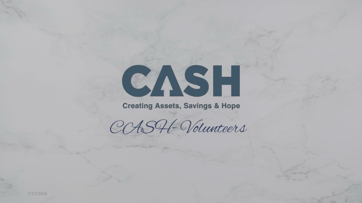 Volunteer Opportunities with CASH for Community Empowerment