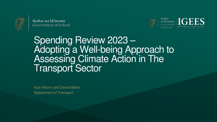 Assessing Well-being Impact of Climate Action in Transport Sector