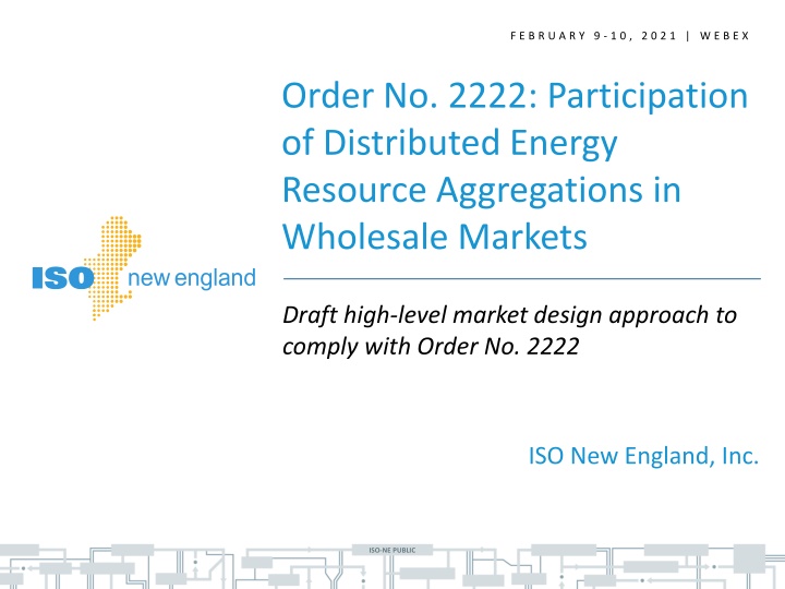 Participation of Distributed Energy Resource Aggregations in Wholesale Markets: Compliance with Order No. 2222