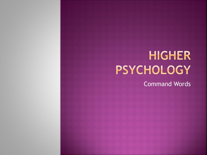 Analyzing and Evaluating Psychological Concepts