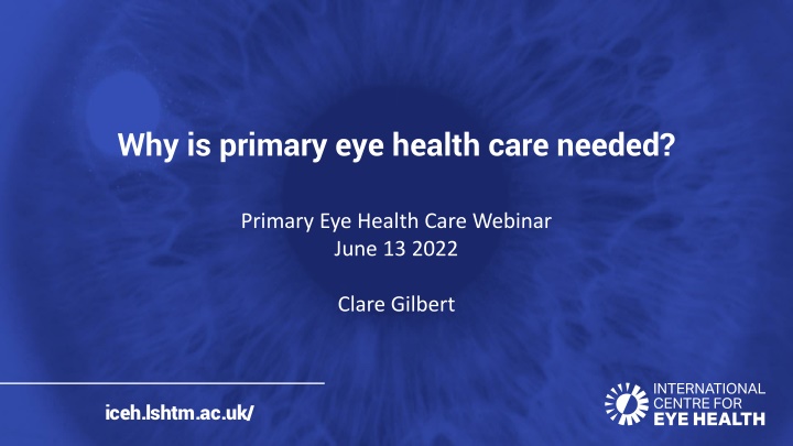 The Importance of Primary Eye Health Care: Challenges and Solutions