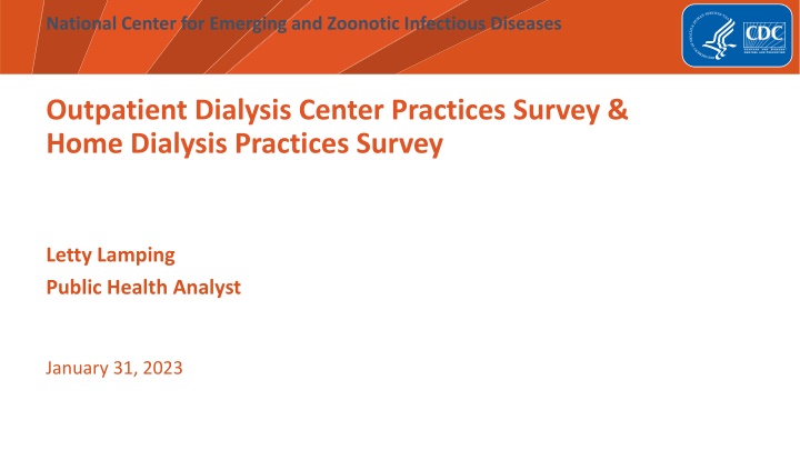 Dialysis Center Practices Survey Update for 2023
