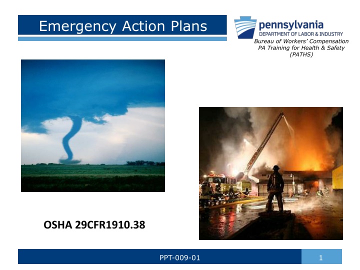 Emergency Action Plans (EAPs) for Workplace Safety