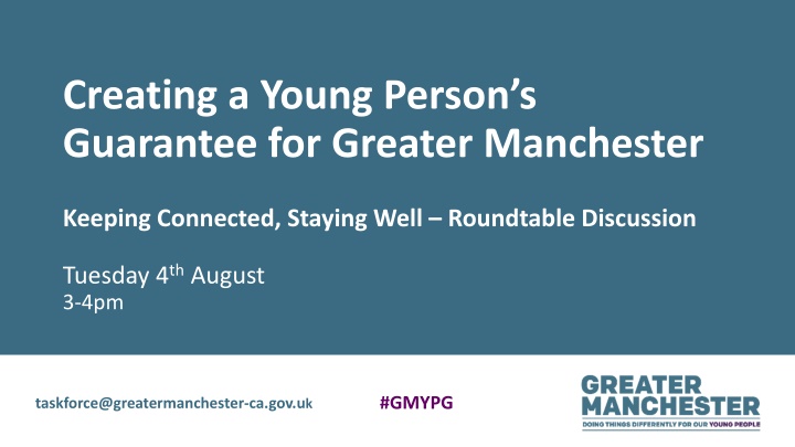 Youth Guarantee Roundtable Discussion - Greater Manchester