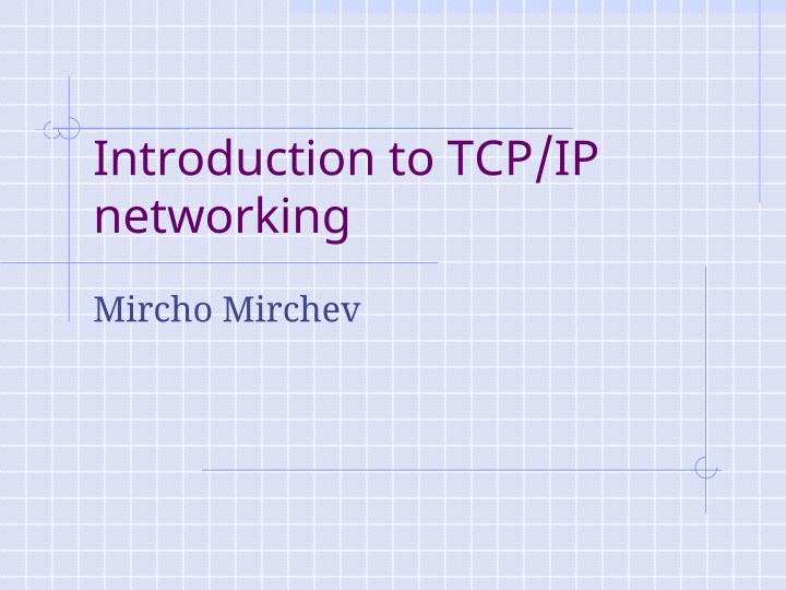 TCP/IP Networking Fundamentals