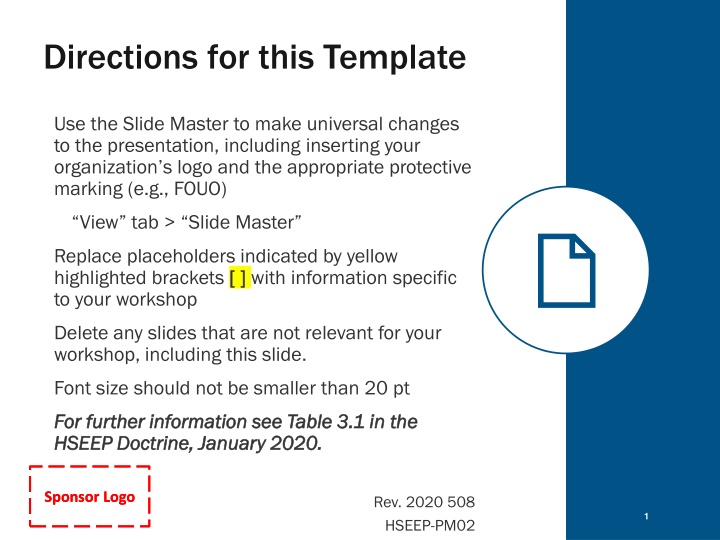 Enhanced Workshop Planning and Execution Guidelines