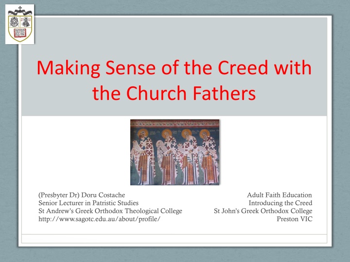 The Creed Through the Church Fathers